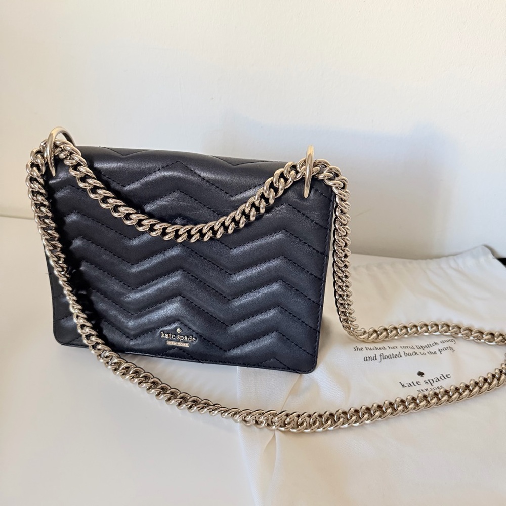 Kate Spade Black Bag with chain